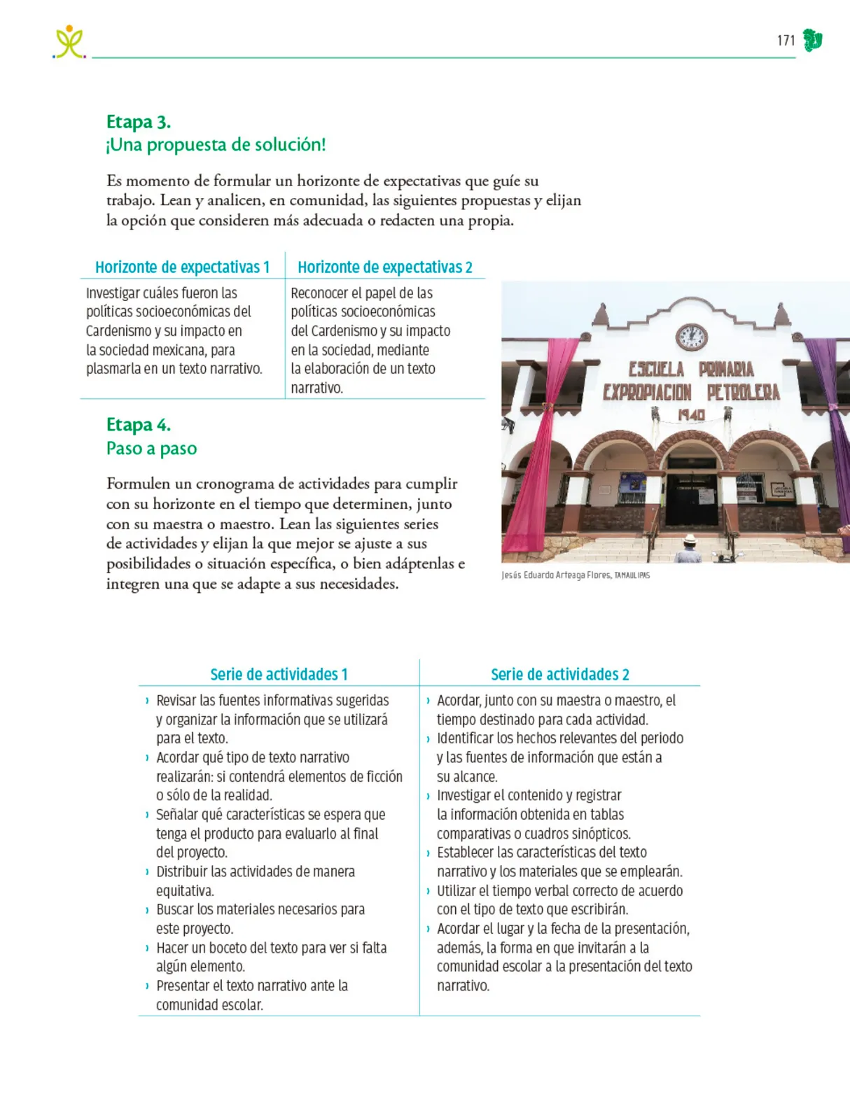 Página 172 de Colección Sk´asolil. Nuestro libro de Proyectos.  Tomo III.  Libro de Educación Telesecundaria Grado 2°  Ciclo Escolar 2025 - 2026