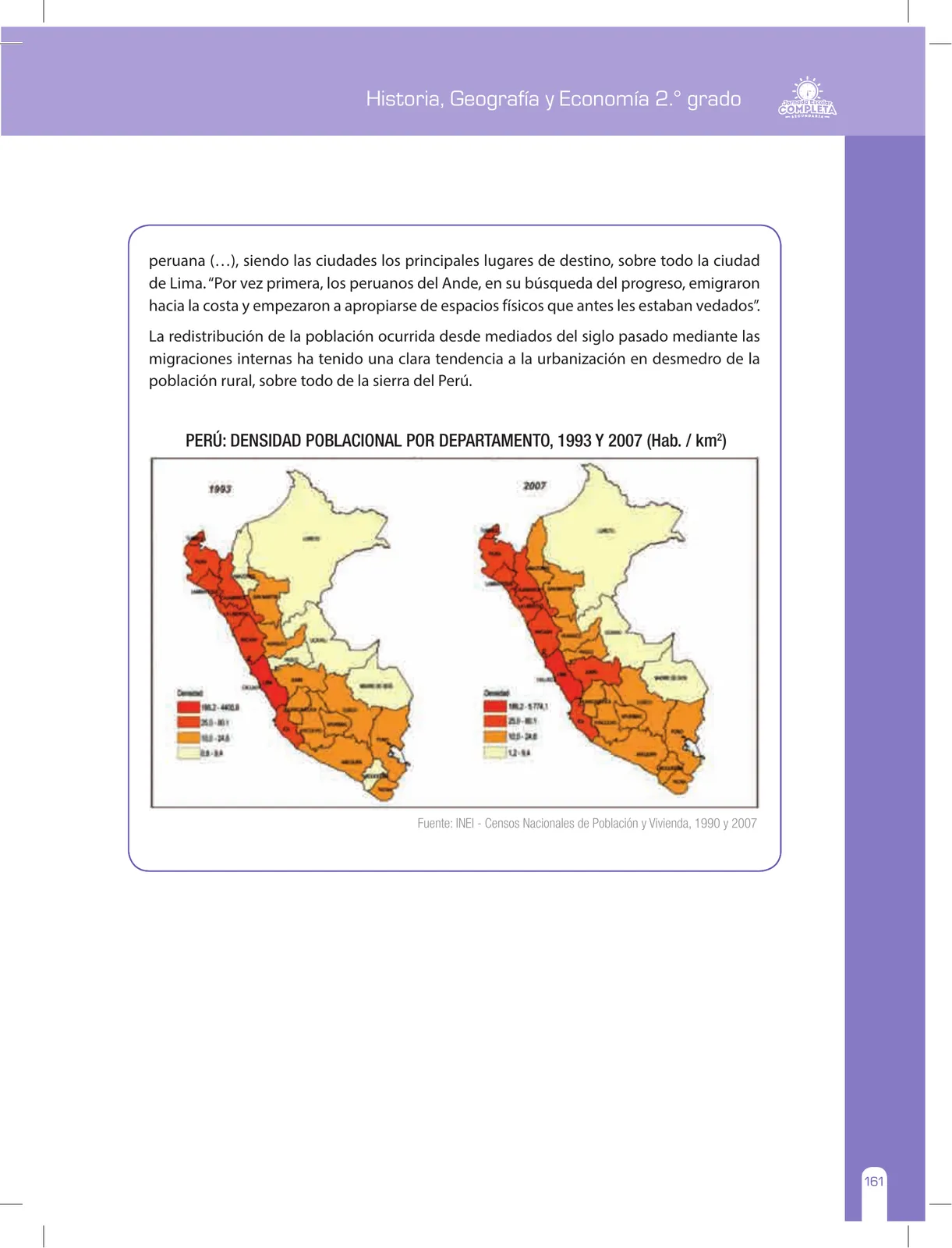 Miniatura página 161 de Historia, Geografía y Economía 2 : cuaderno de reforzamiento pedagógico - JEC ﻿ · 2016