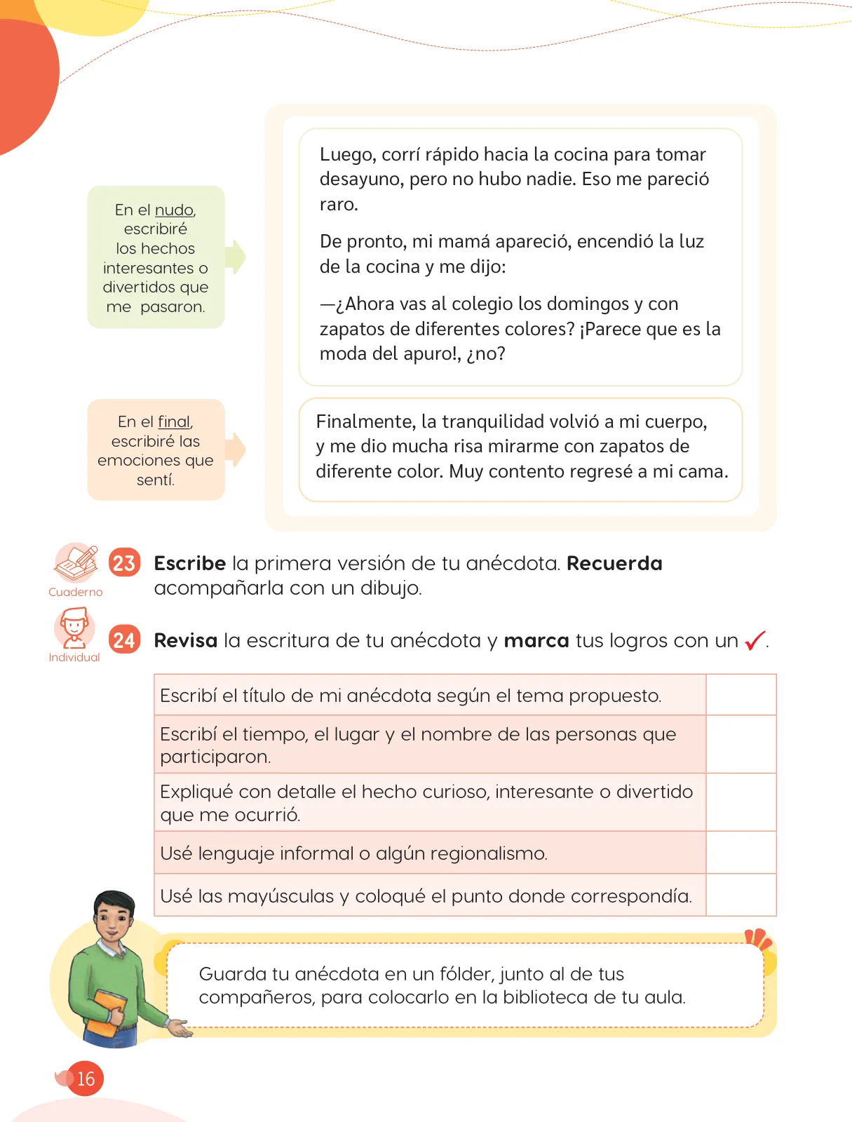 Miniatura página 18 de Cuadernillo de Comunicación 3, tercer grado de Primaria · 2023