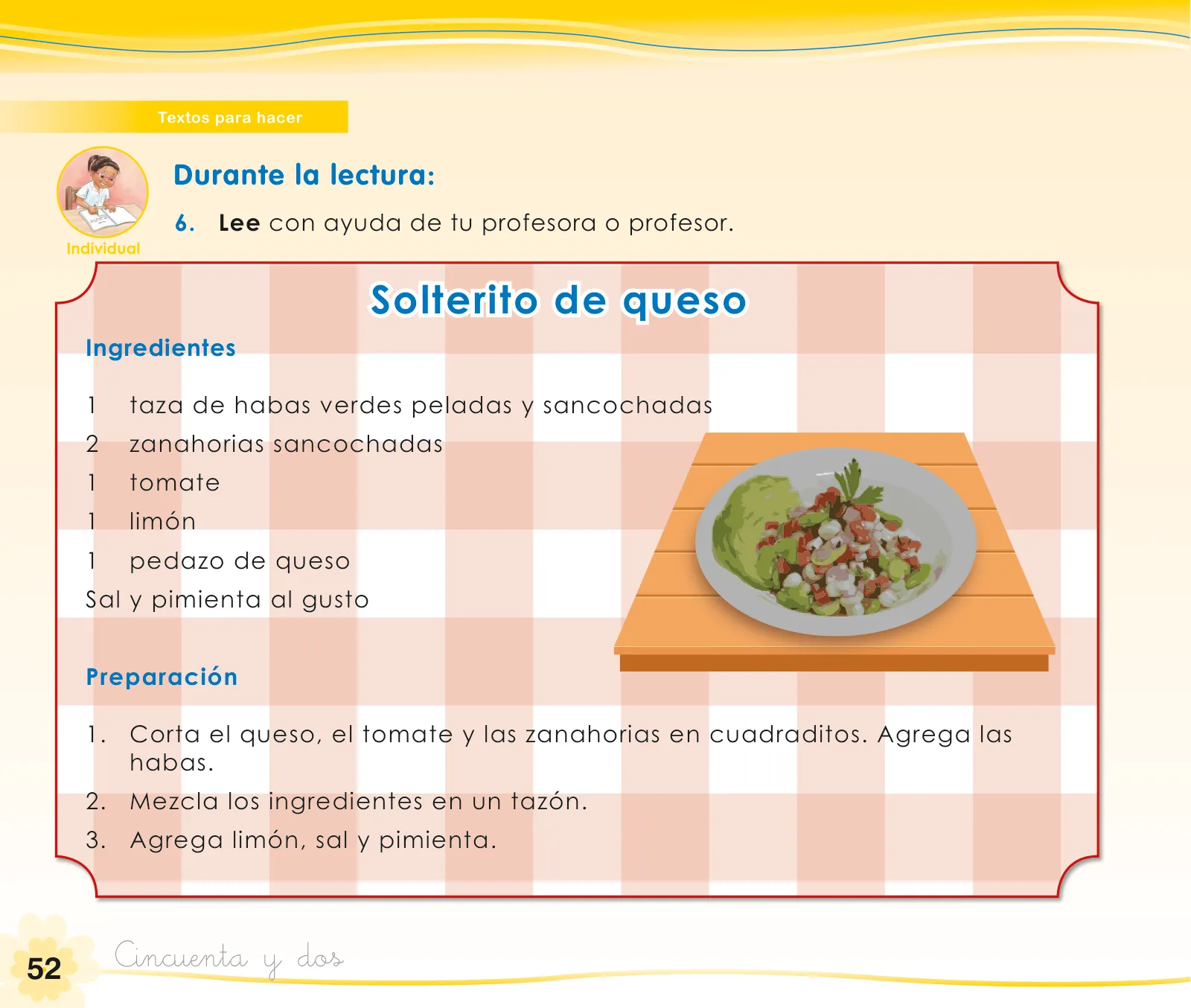 Miniatura página 54 de Comunicación 1 : cuaderno de trabajo para primer grado de Educación Primaria 2019 · 2019