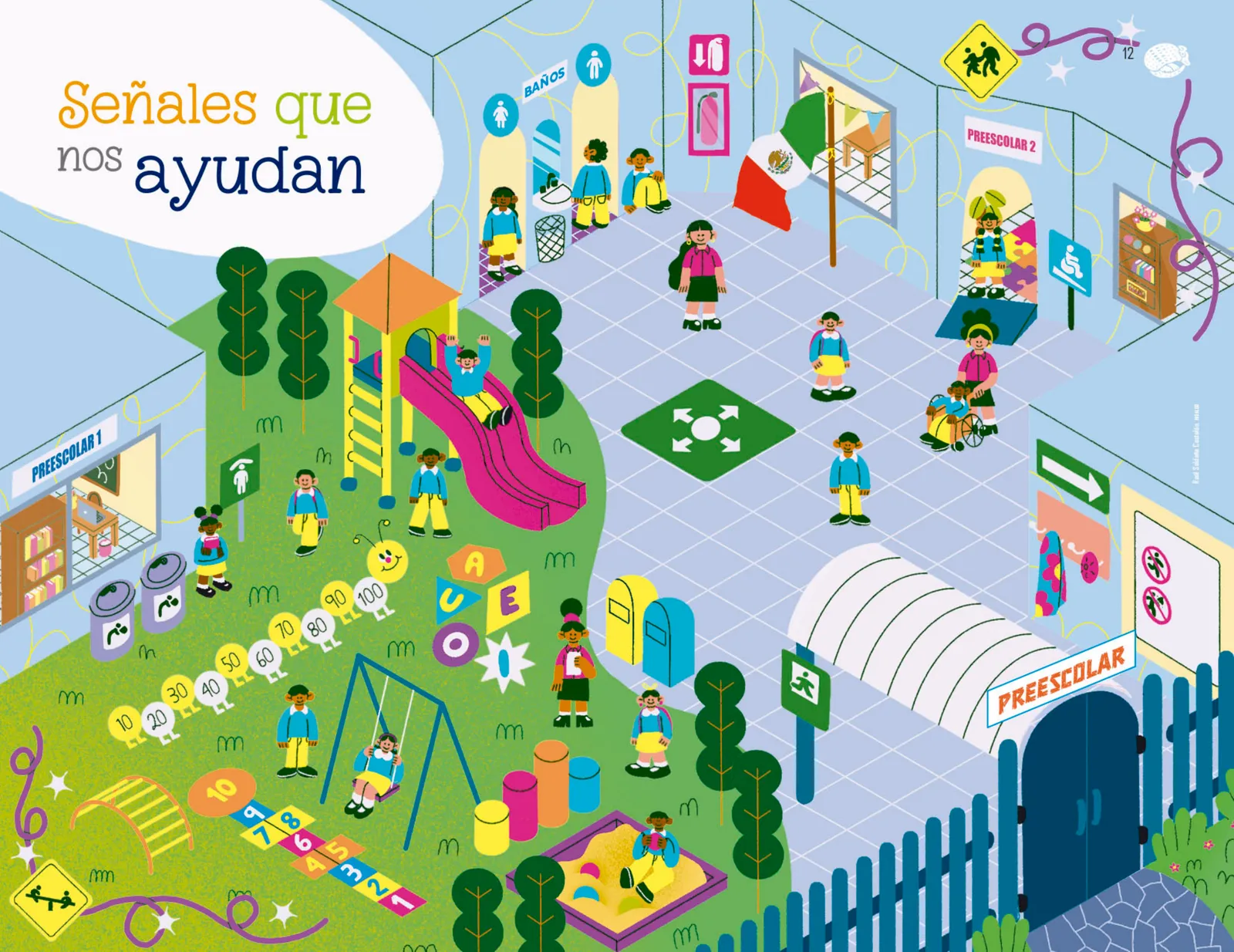 Miniatura página 13 de Explorar e imaginar con mi libro de Preescolar.   Libro de Educación Preescolar Grado 1°  Ciclo Escolar 2025 - 2026