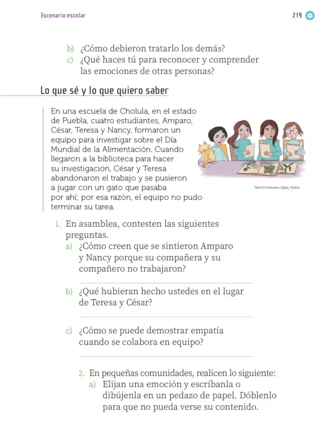 Página 222 de Proyectos Escolares. Libro de Educación Primaria Grado 2° Ciclo Escolar 2025 - 2026