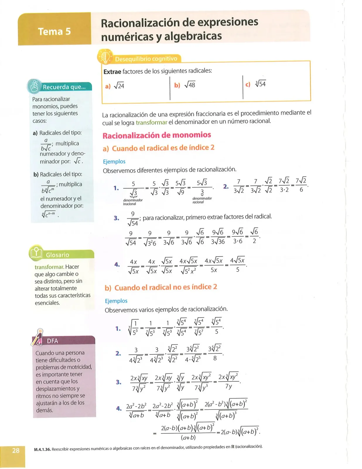 Miniatura página 28 de Matematica · 10 EGB · 2025