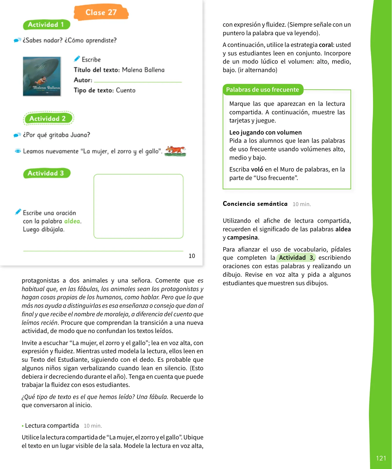 Página 122 de Lenguaje y Comunicación – Segundo Básico – Texto del Estudiante MINEDUC – Descargar PDF · 2024