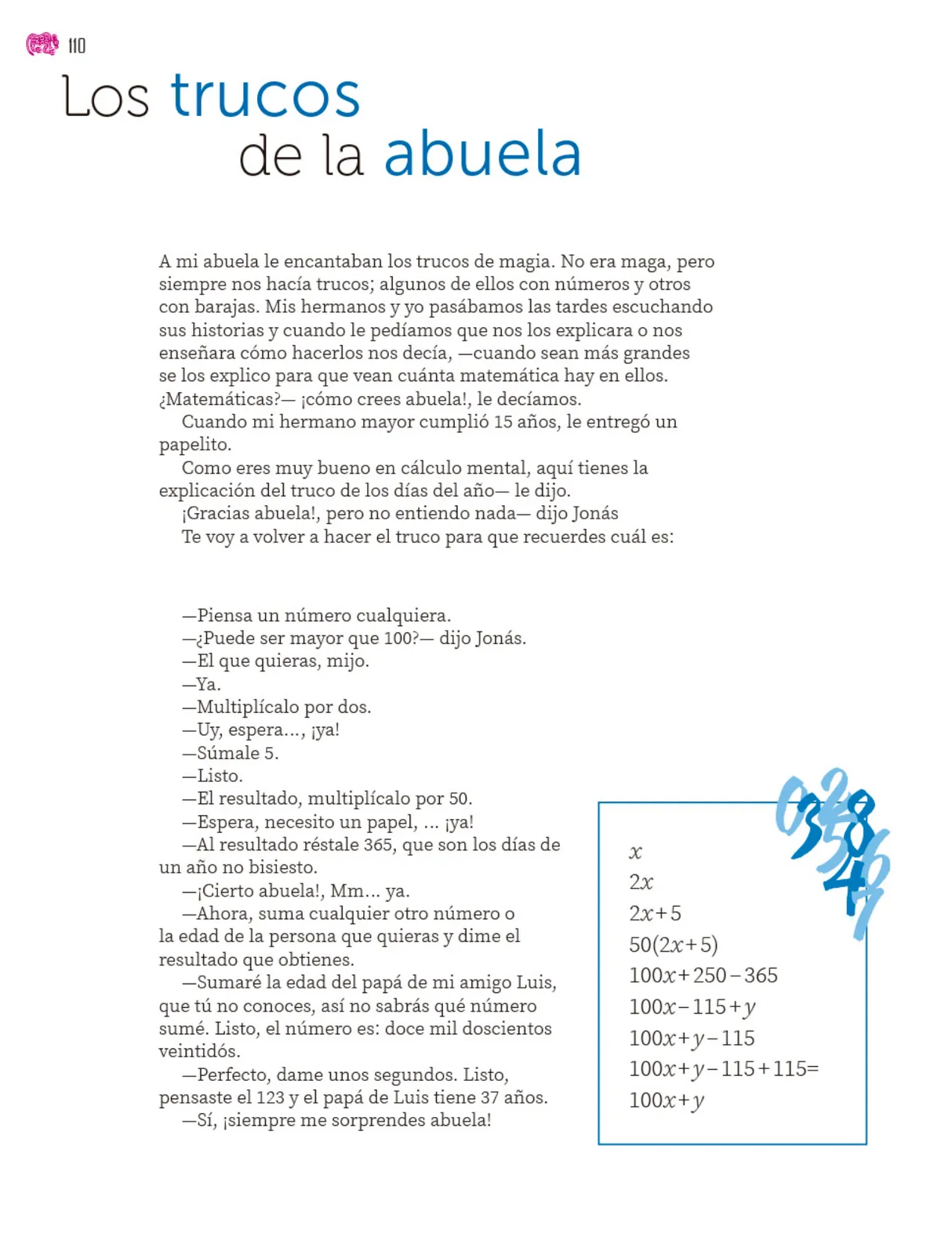 Página 111 de Colección Sk´asolil. Múltiples lenguajes. Libro de Educación Secundaria Grado 2° Ciclo Escolar 2025 - 2026