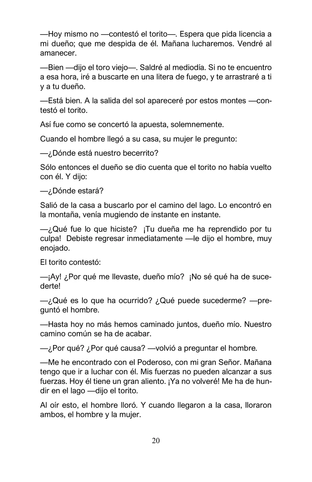 Miniatura página 20 de Arguedas, entre el fuego y el amor : textos seleccionados para estudiantes de Educación Básica · 2021