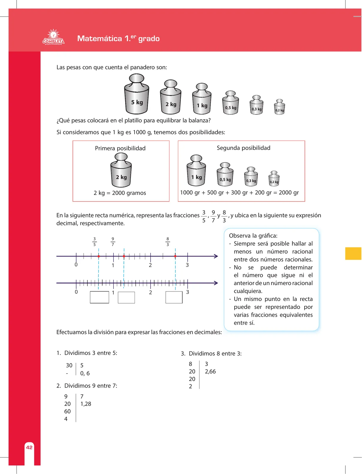 Página 42 de Matemática 1 : cuaderno de reforzamiento pedagógico - JEC · 2016