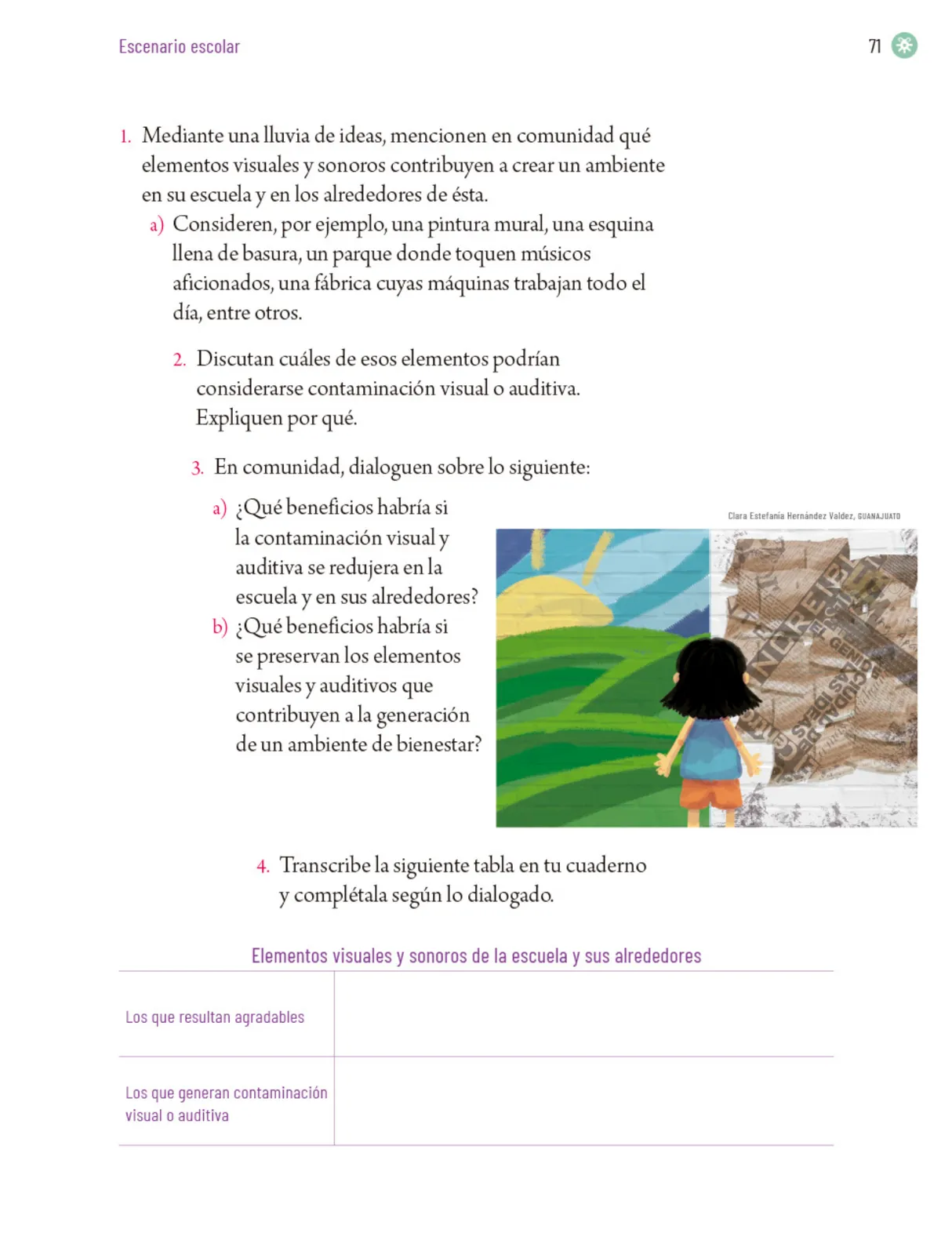 Miniatura página 74 de Proyectos Escolares.   Libro de Educación Primaria Grado 5°  Ciclo Escolar 2025 - 2026
