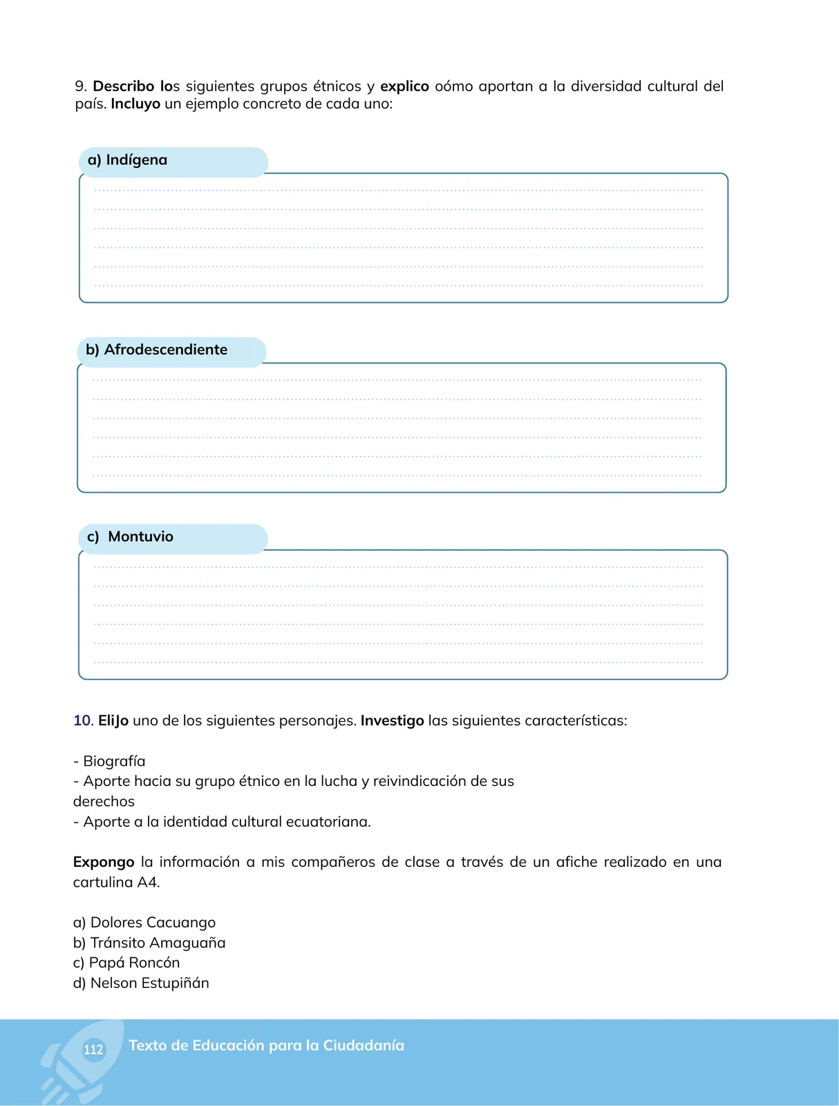 Página 113 de Educacion Ciudadania · 2do BGU · 2024