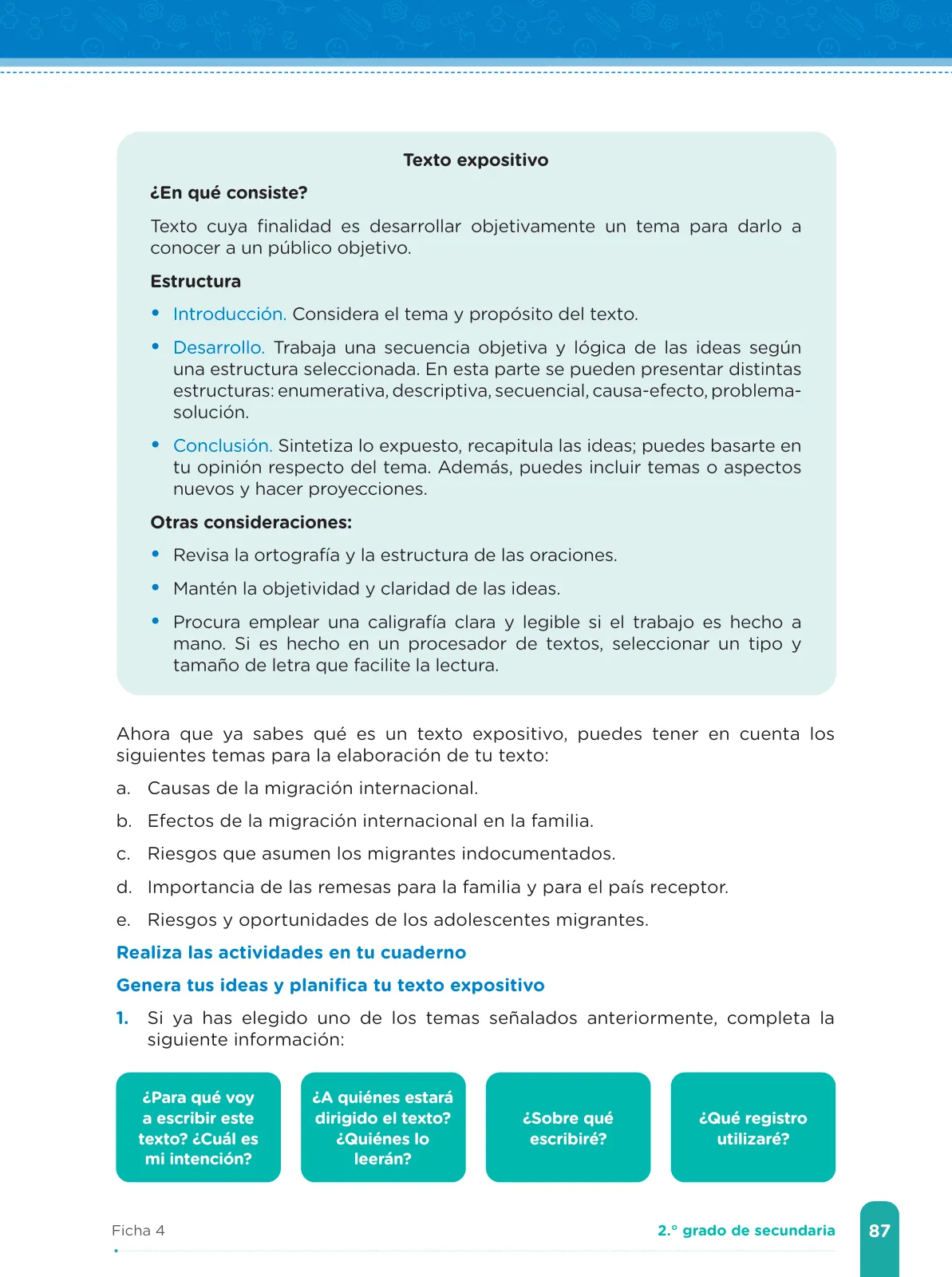 Miniatura página 89 de Fichas de aprendizaje de Comunicación 2 · 2024