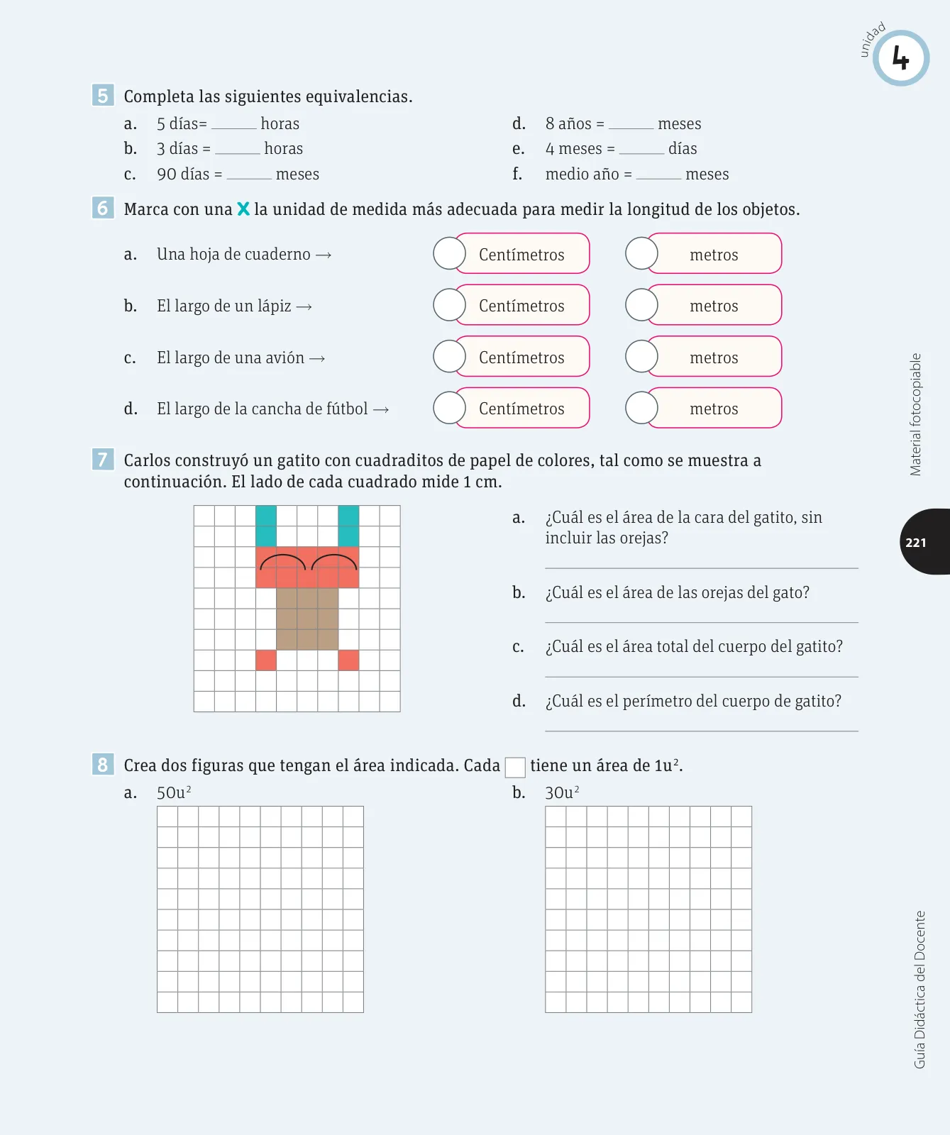 Página 142 de Matemática – Cuarto Básico | Texto del Estudiante MINEDUC – Descargar PDF · 2024