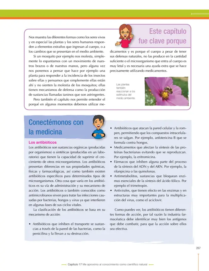 Página 267 de Ciencias Naturales 8° · Secundaria Activa