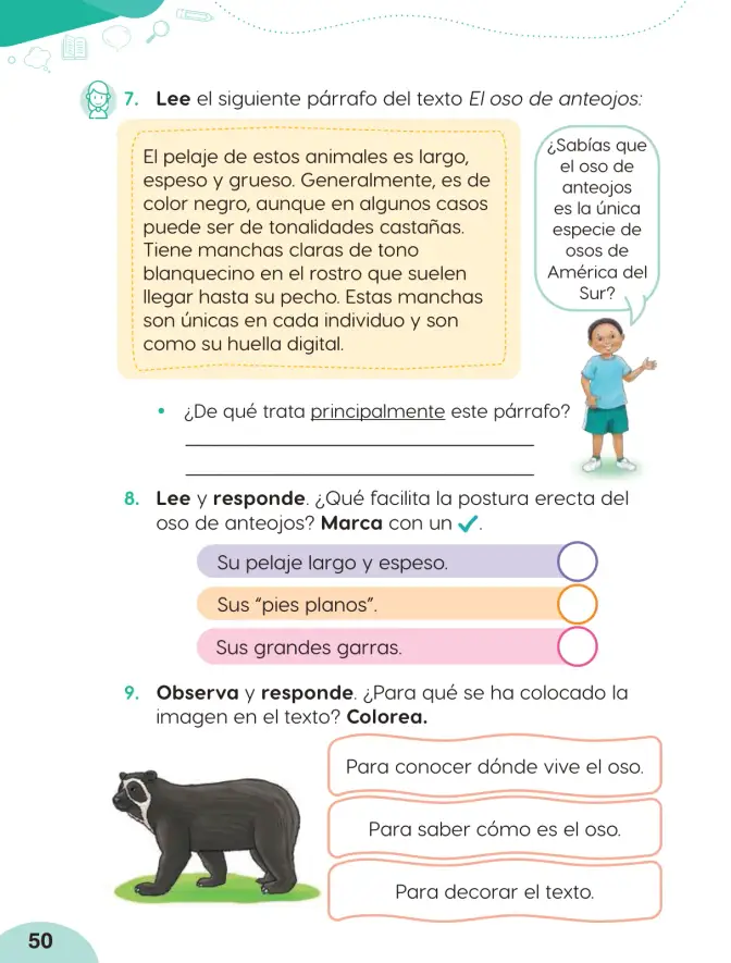 Página 52 de Cuadernillo de Comunicación 2. Segundo grado de Primaria · 2024