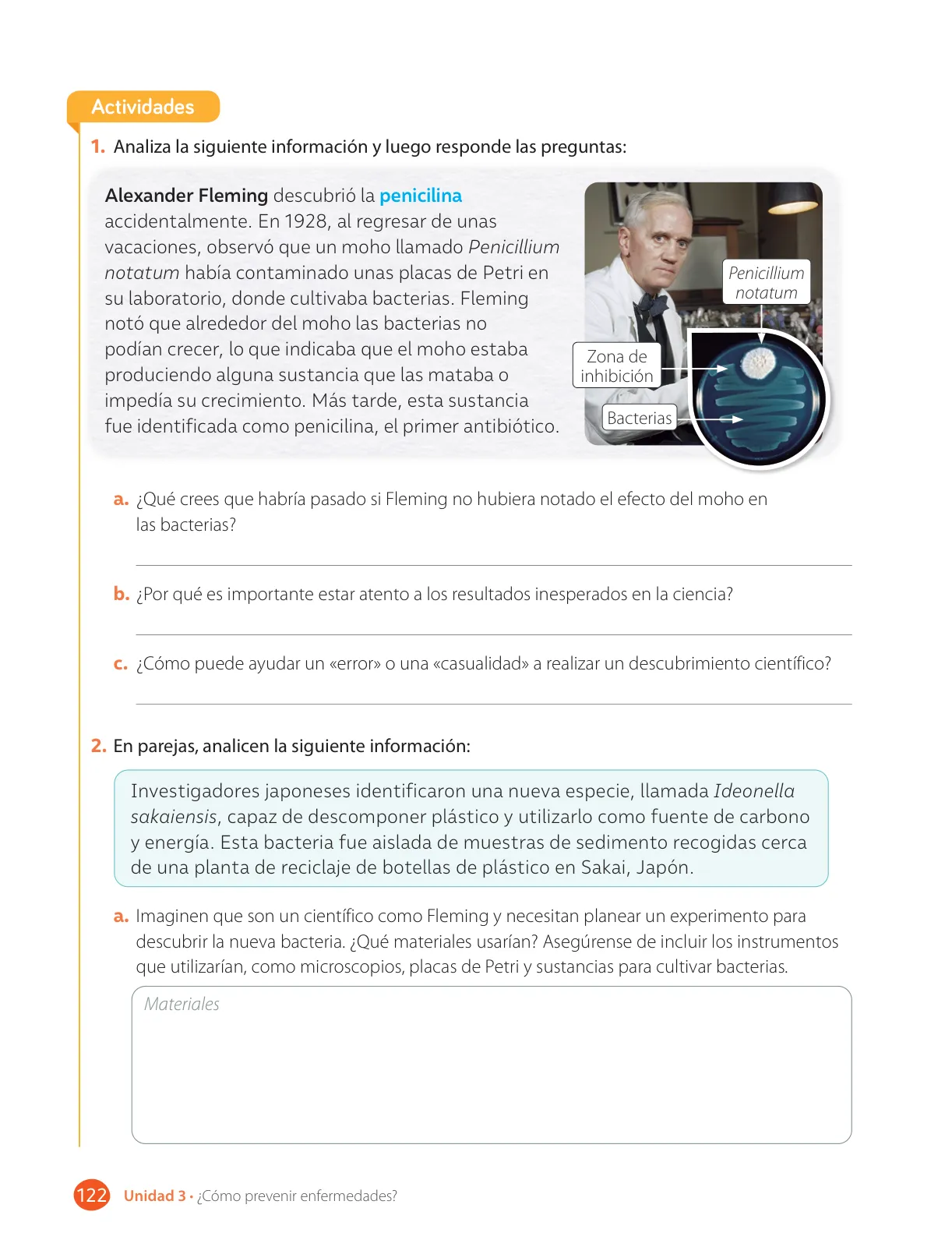 Página 124 de Libro de Ciencias Naturales – Quinto Básico | Texto del Estudiante MINEDUC – Descargar PDF · 2024