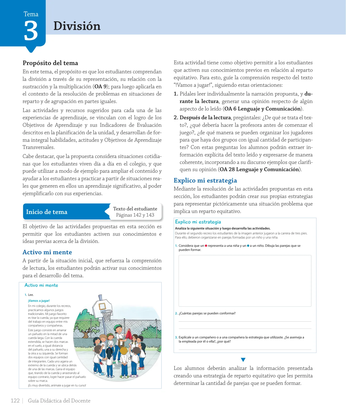 Página 124 de Matemática – Tercero Básico | Texto del Estudiante MINEDUC – Descargar PDF · 2024