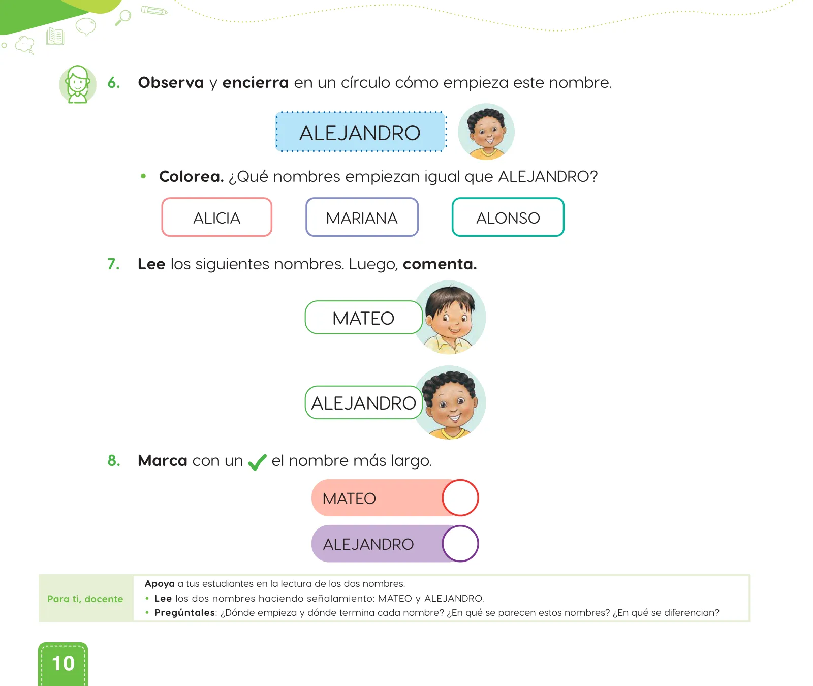 Miniatura página 12 de Cuadernillo de Comunicación 1. Primer grado de Primaria · 2024