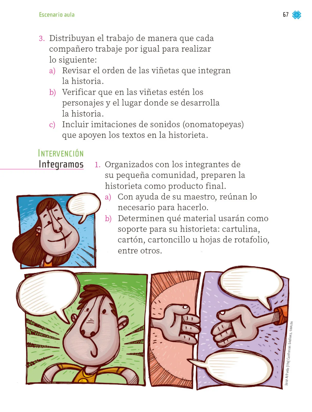 Página 68 de Proyectos de Aula. Libro de Educación Primaria Grado 1° Ciclo Escolar 2025 - 2026
