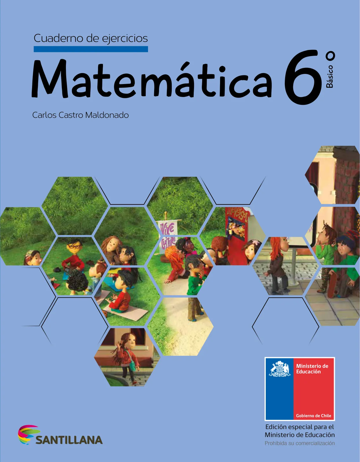 Portada de Matemática – Sexto Básico | Texto del Estudiante MINEDUC – Descargar PDF · 2024