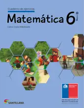 Portada de Matemática – Sexto Básico | Texto del Estudiante MINEDUC – Descargar PDF · 2024