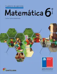 Portada de Matemática – Sexto Básico | Texto del Estudiante MINEDUC – Descargar PDF · 2024