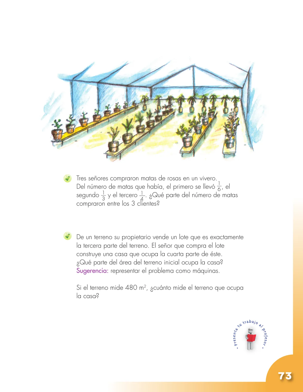 Miniatura página 73 de Matematica 5° · Cartilla 01