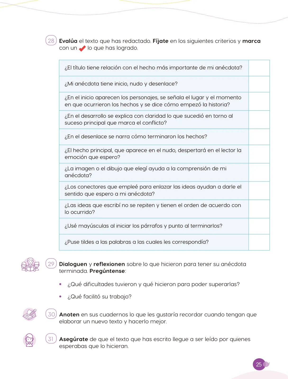 Página 27 de Cuadernillo de Comunicación 6. Sexto grado de Primaria · 2024