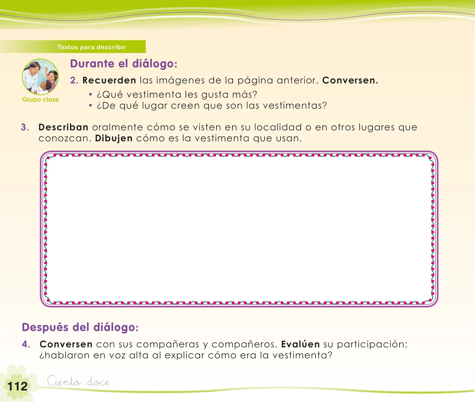 Miniatura página 114 de Comunicación 1 : cuaderno de trabajo para primer grado de Educación Primaria 2019 · 2019