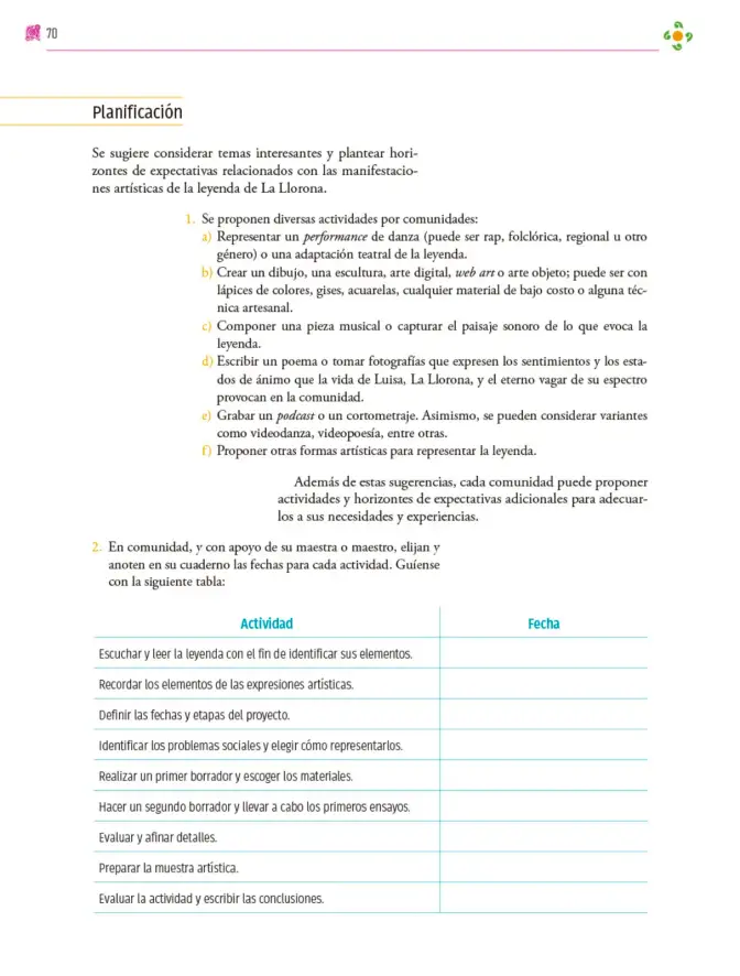 Página 71 de Colección Sk´asolil. Nuestro libro de proyectos. Libro de Educación Secundaria Grado 2° Ciclo Escolar 2025 - 2026