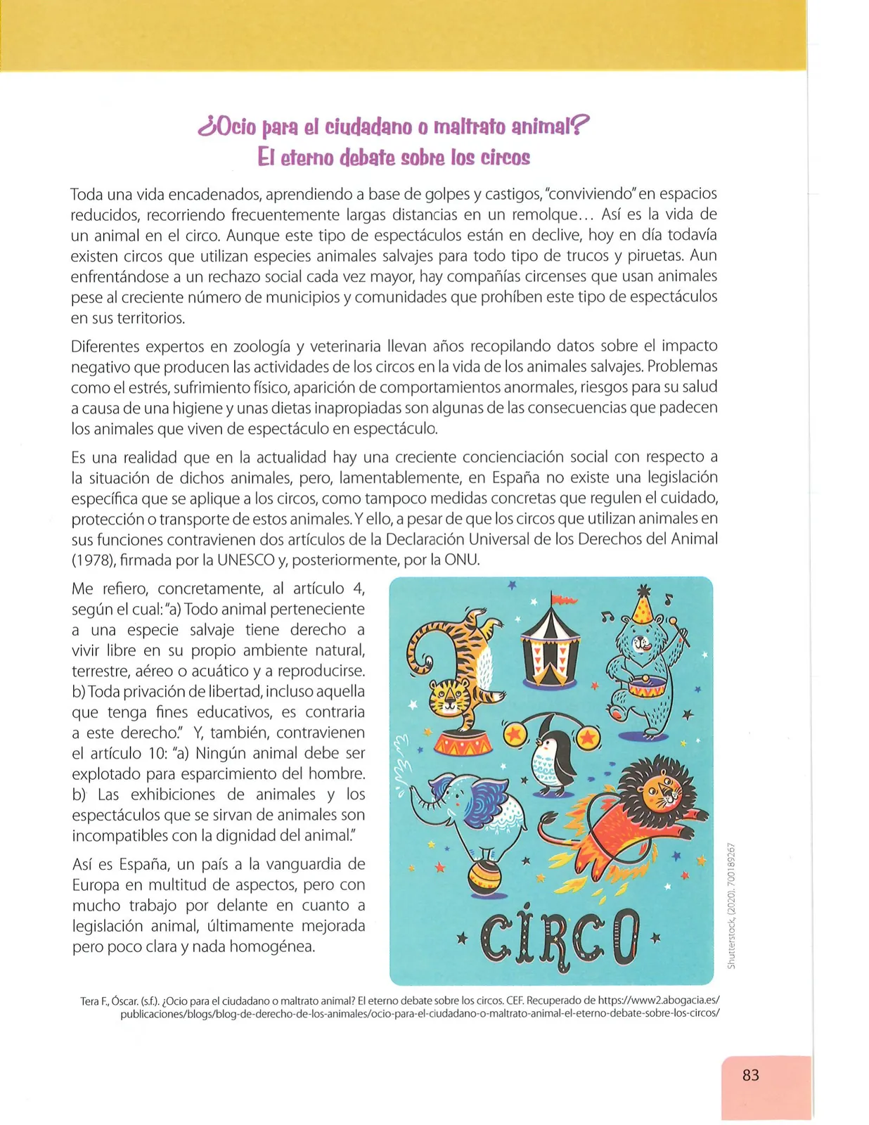 Miniatura página 84 de Lengua Y Literatura · 7 EGB · 2024