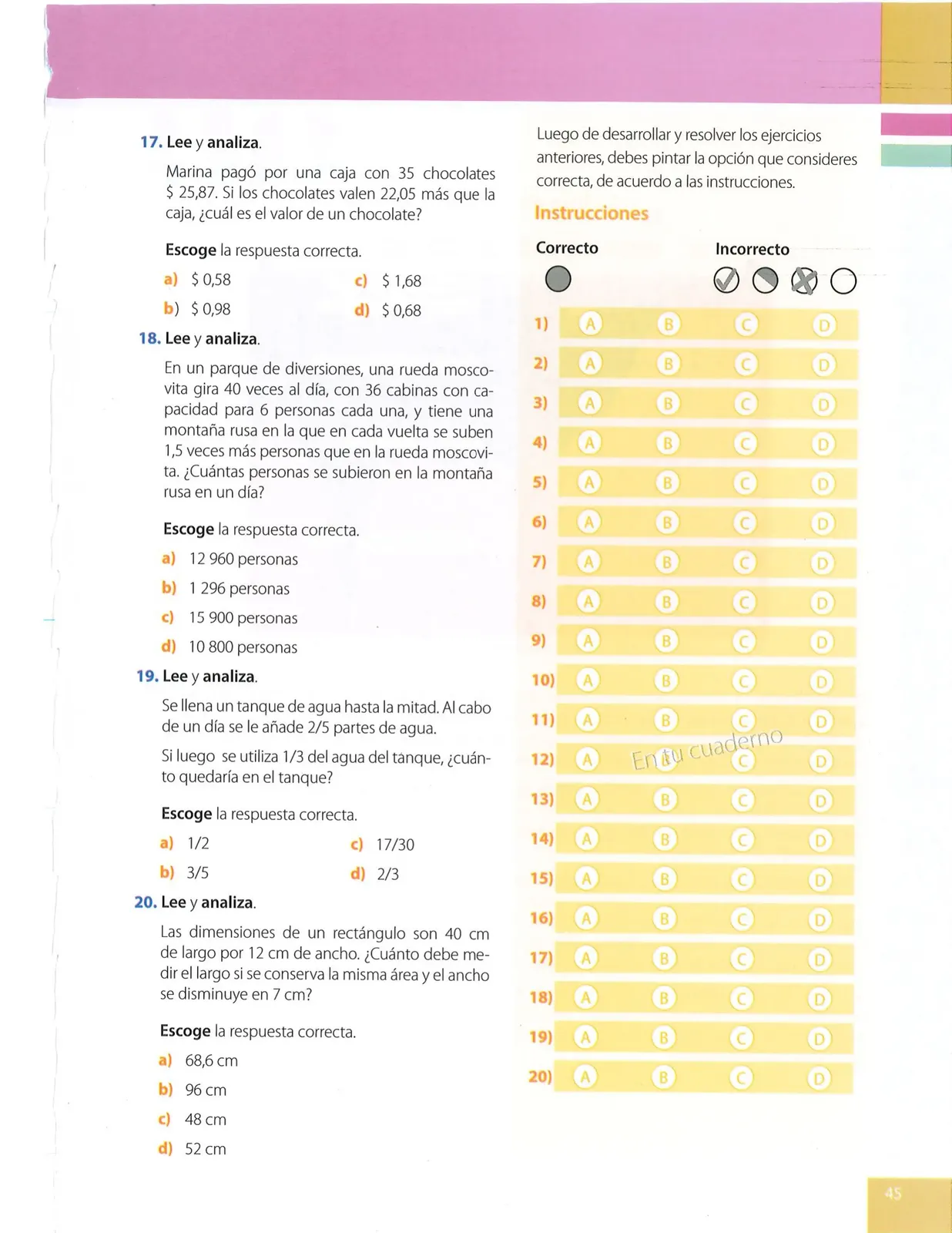 Página 45 de Matematica · 8 EGB · 2025