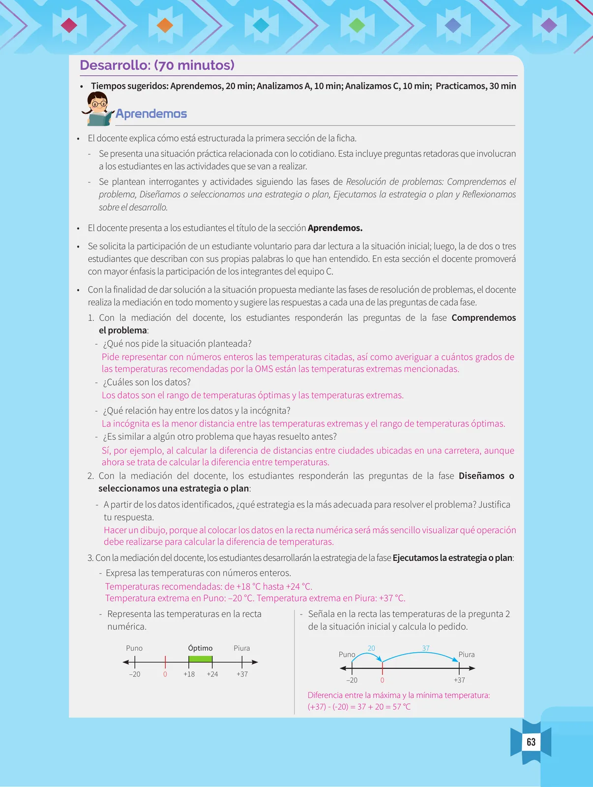 Página 65 de Resolvamos problemas 1 : manual para el docente 2018 · 2018