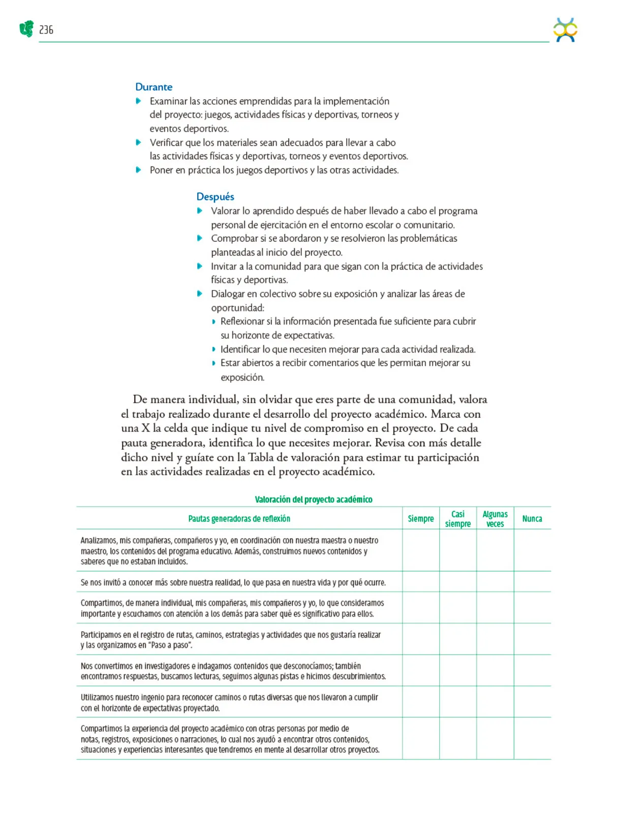 Página 237 de Colección Nanahuatzin. Nuestro libro de Proyectos.  Tomo III.  Libro de Educación Telesecundaria Grado 3°  Ciclo Escolar 2025 - 2026