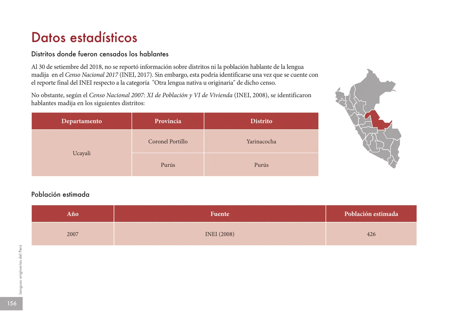 Página 158 de Lenguas originarias del Perú · 2018