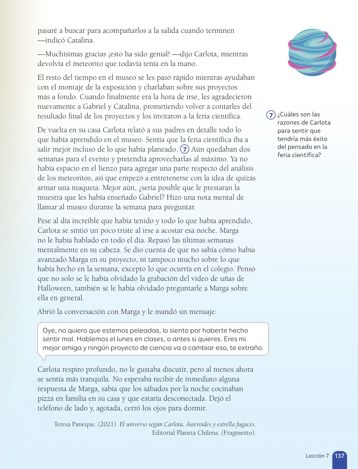 Página 139 de Lenguaje y Comunicación – Sexto Básico | Texto del Estudiante MINEDUC – Descargar PDF · 2024
