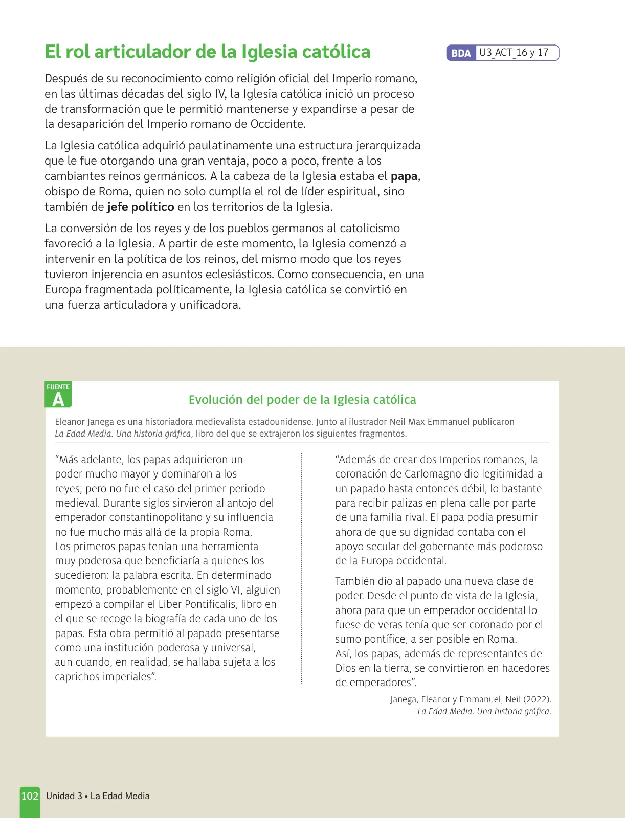 Página 104 de Historia, Geografía y Ciencias Sociales – Séptimo Básico | Texto del Estudiante MINEDUC – Descargar PDF · 2024