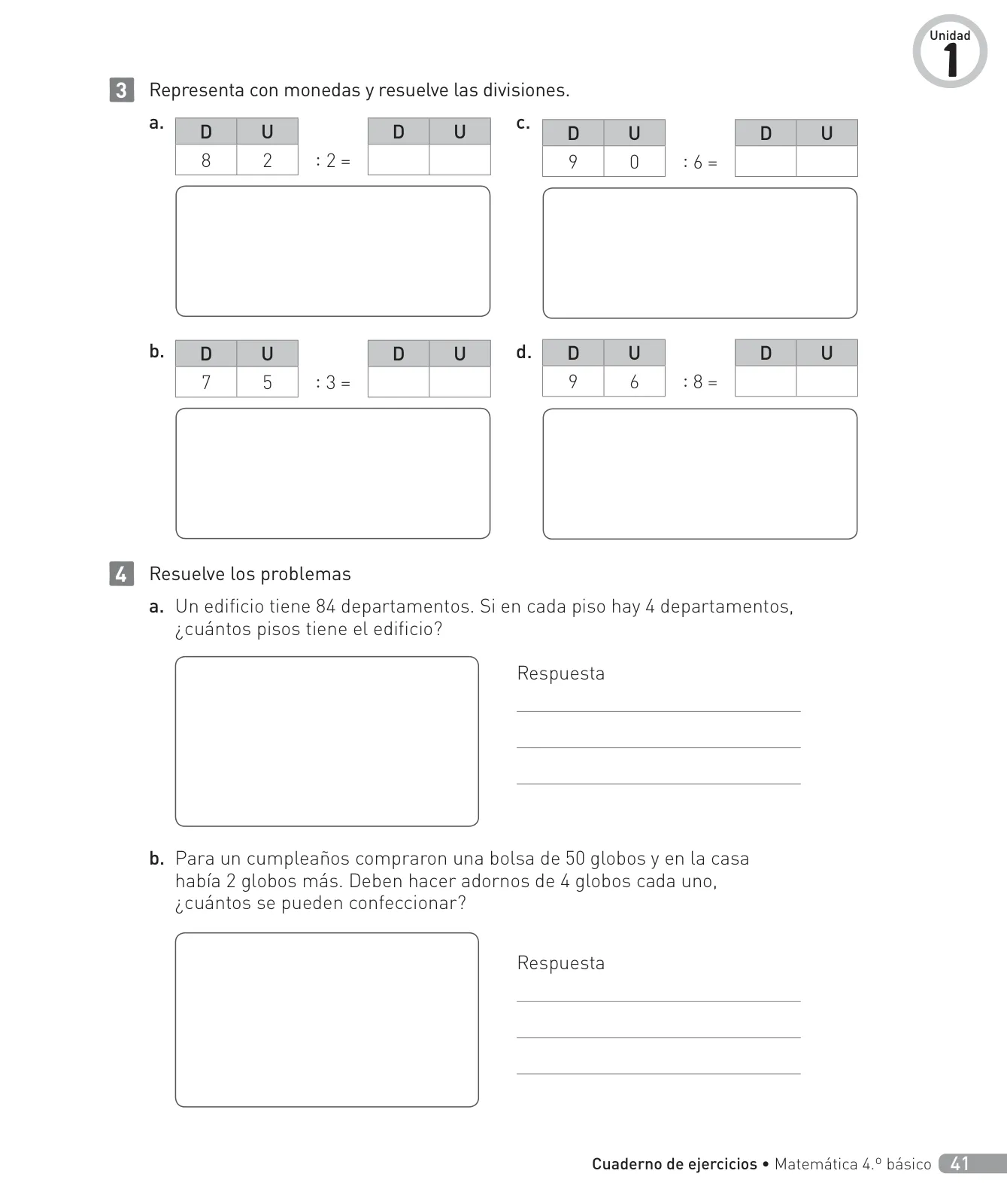 Miniatura página 42 de Matemática – Cuarto Básico | Texto del Estudiante MINEDUC – Descargar PDF · 2024