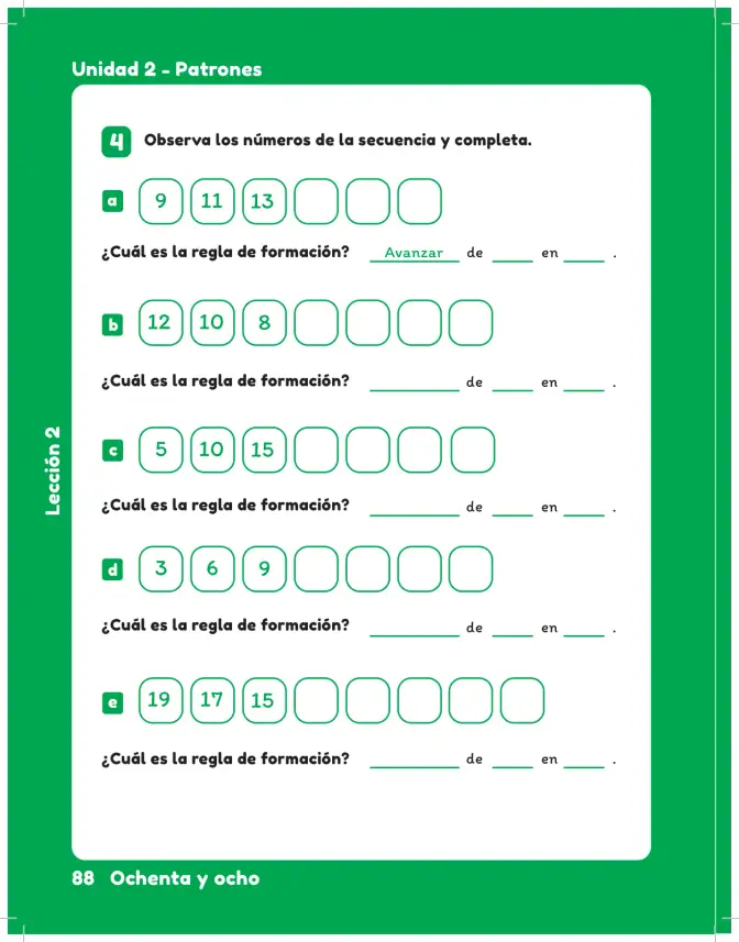 Página 90 de Matemática – Segundo Básico | Texto del Estudiante MINEDUC – Descargar PDF · 2024