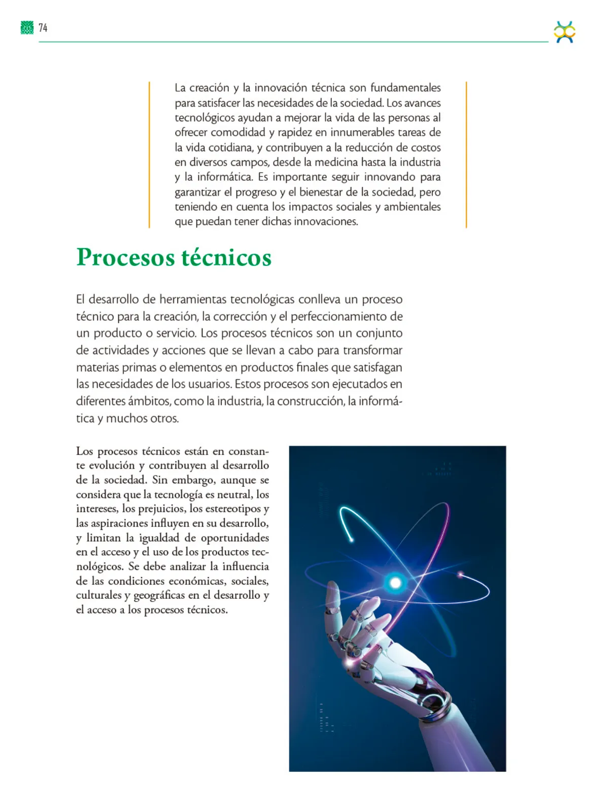 Página 75 de Colección Ximhai. De lo humano y lo comunitario.   Libro de Educación Telesecundaria Grado 1°  Ciclo Escolar 2025 - 2026