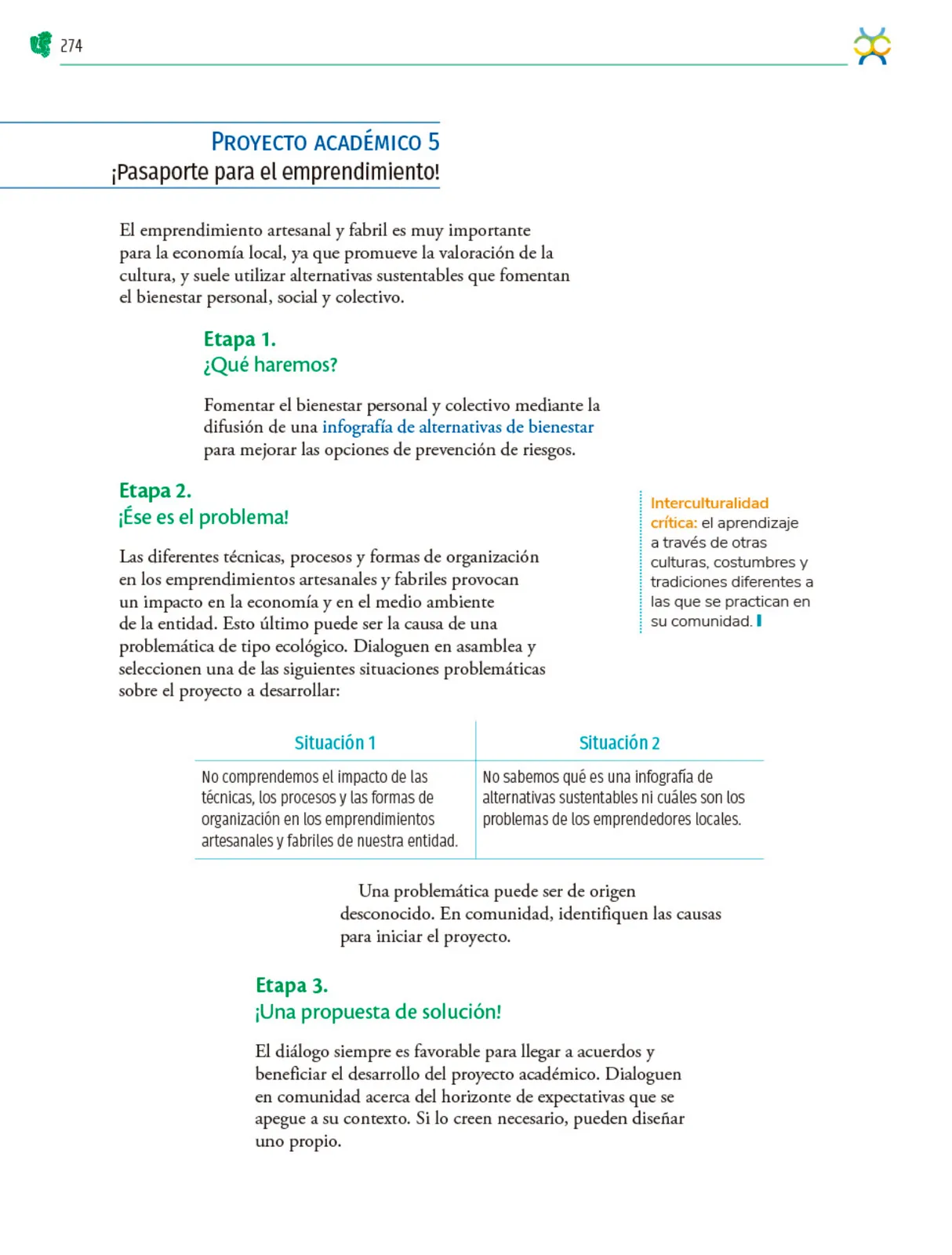 Miniatura página 275 de Colección Nanahuatzin. Nuestro libro de Proyectos. Tomo I.   Libro de Educación Telesecundaria Grado 3°  Ciclo Escolar 2025 - 2026