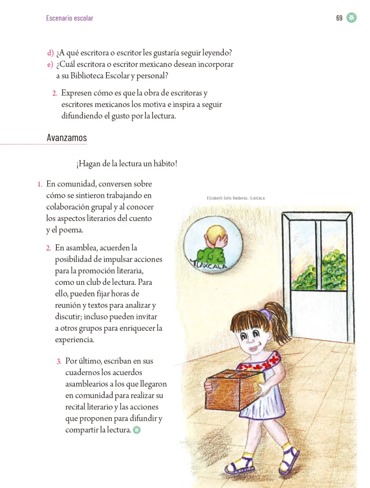 Página 72 de Proyectos Escolares.   Libro de Educación Primaria Grado 5°  Ciclo Escolar 2025 - 2026