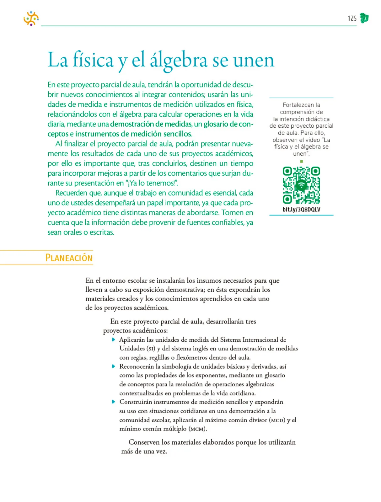 Página 126 de Colección Sk´asolil. Nuestro libro de Proyectos. Tomo I. Libro de Educación Telesecundaria Grado 2° Ciclo Escolar 2025 - 2026
