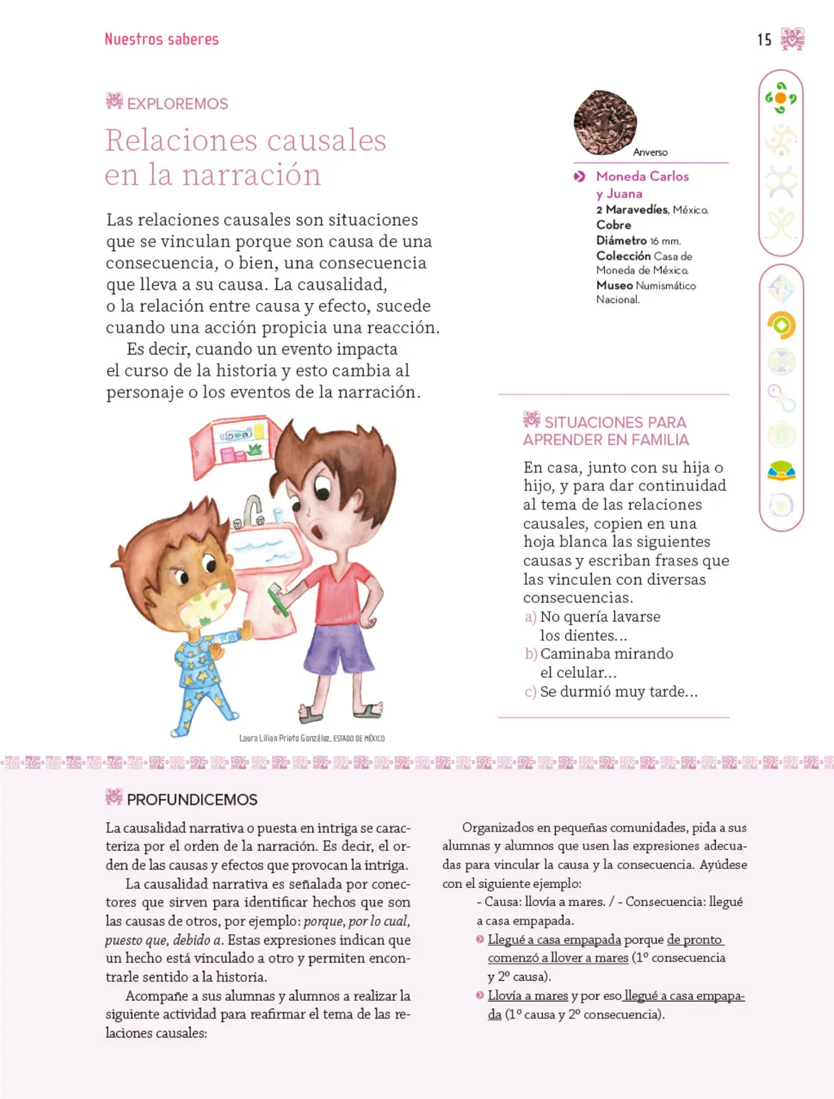 Página 16 de Nuestros saberes: Libro para alumnos, maestros y familia. Libro de Educación Primaria Grado 3° Ciclo Escolar 2025 - 2026