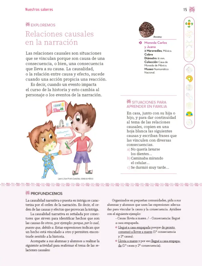 Página 16 de Nuestros saberes: Libro para alumnos, maestros y familia. Libro de Educación Primaria Grado 3° Ciclo Escolar 2025 - 2026