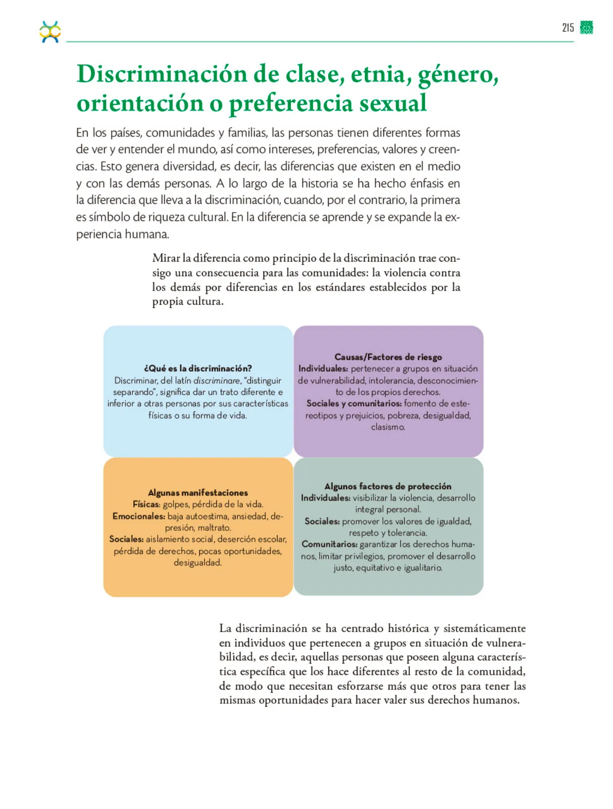 Página 216 de Colección Sk´asolil. De lo humano y lo comunitario. Libro de Educación Telesecundaria Grado 2° Ciclo Escolar 2025 - 2026