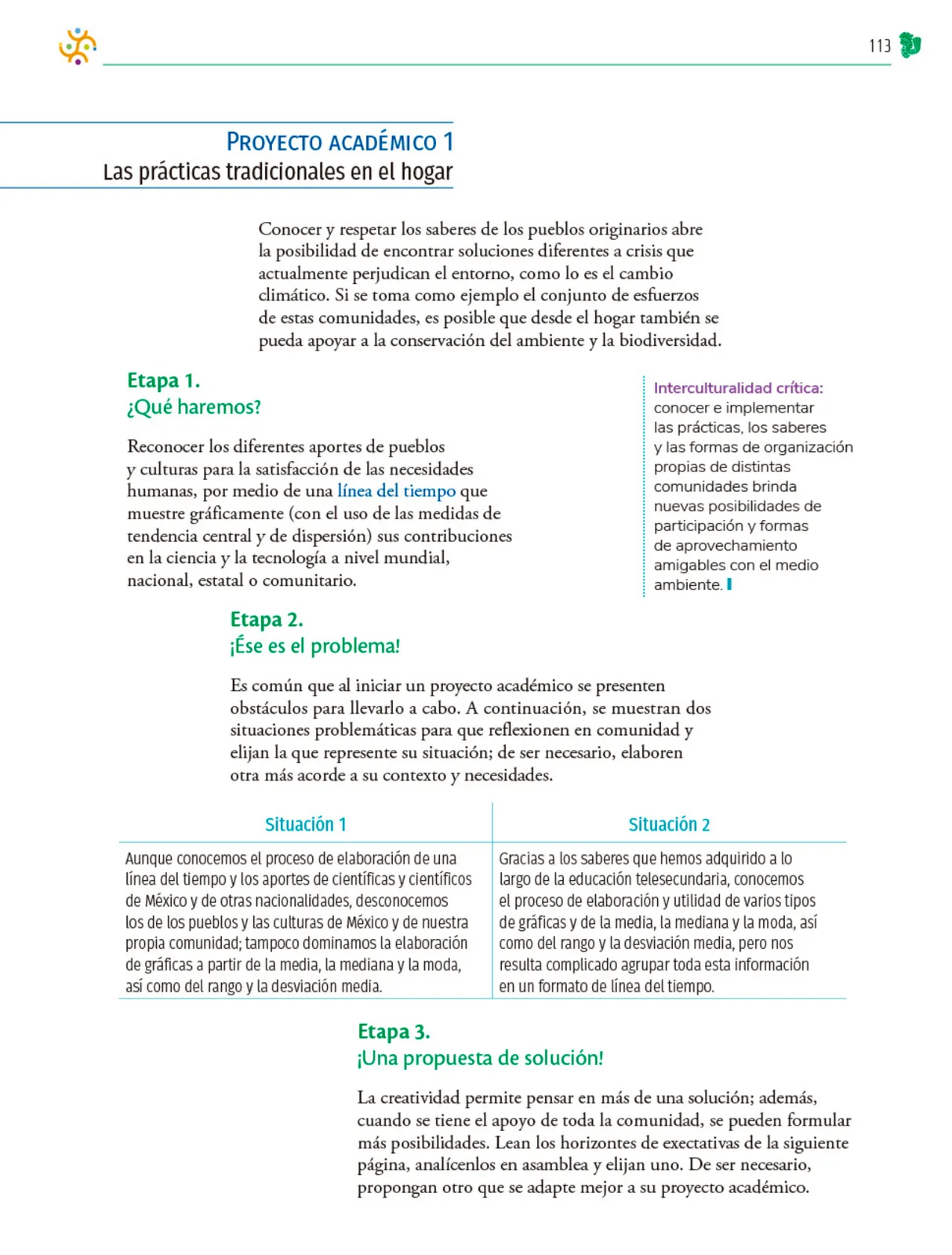 Miniatura página 114 de Colección Nanahuatzin. Nuestro libro de Proyectos. Tomo I.   Libro de Educación Telesecundaria Grado 3°  Ciclo Escolar 2025 - 2026