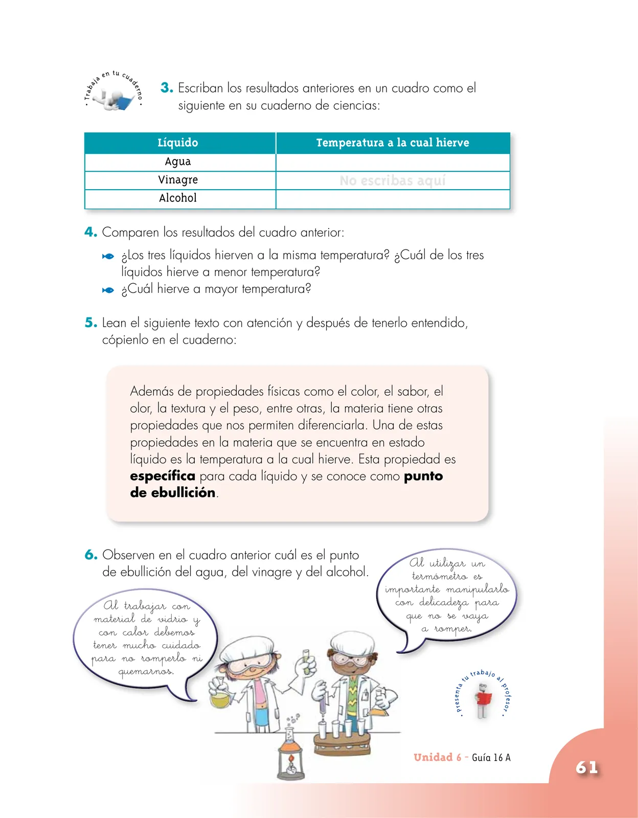 Página 61 de Ciencias Naturales 4° · Cartilla 02