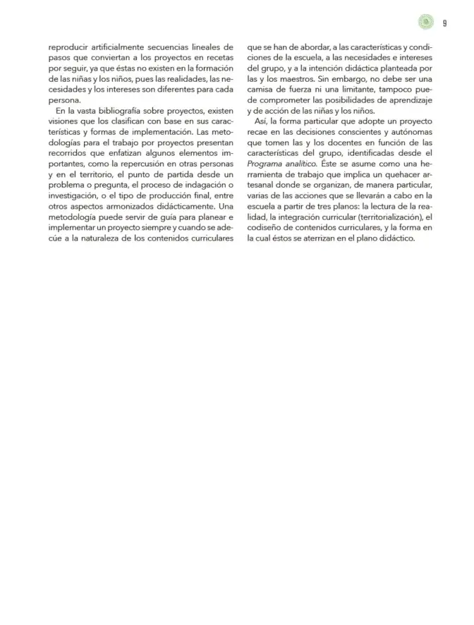 Página 10 de Modalidades de trabajo para la acción transformadora y el codiseño Libro de Educación Preescolar Grado 1°, 2°, 3° Ciclo Escolar 2025 - 2026