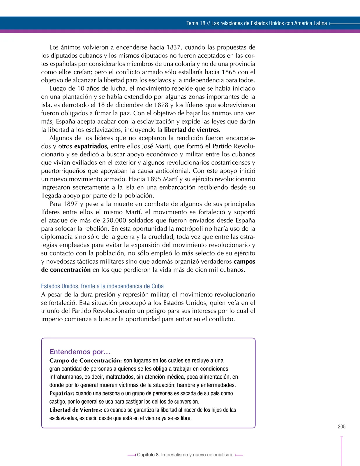 Página 205 de Ciencias Sociales 8° · Secundaria Activa