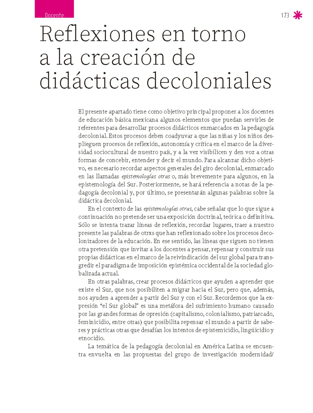 Miniatura página 174 de Un libro sin recetas para la maestra y el maestro. Fase 6.  Libro de Educación Secundaria Grado 1°, 2°, 3°  Ciclo Escolar 2025 - 2026