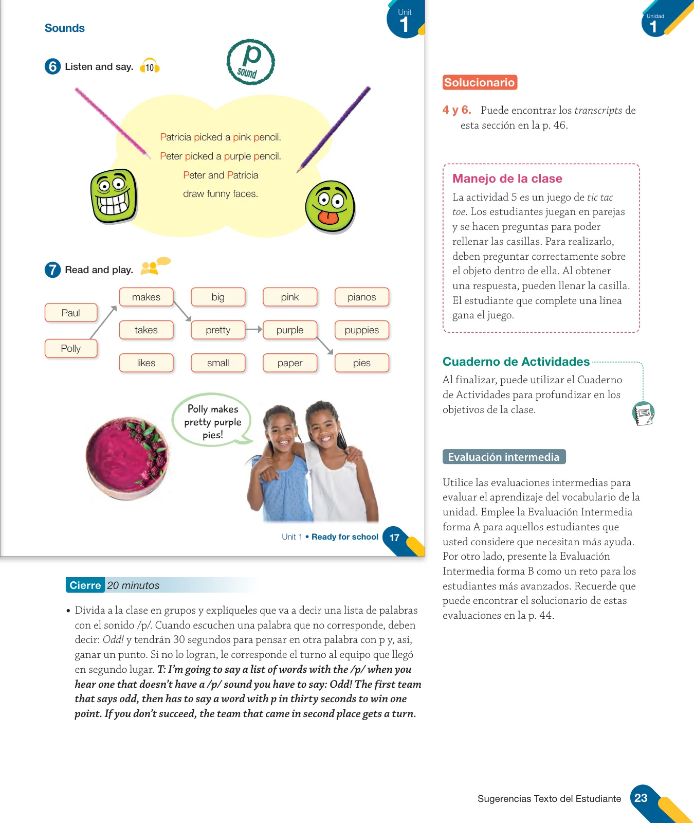 Página 25 de Inglés – Tercero Básico | Texto del Estudiante MINEDUC – Descargar PDF · 2024